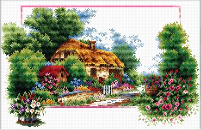 English Cottage Lane - No Count X-Stitch / NANC44041