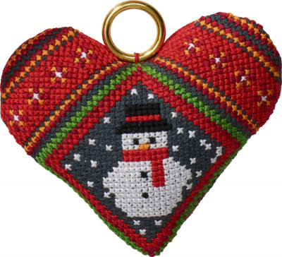 Cookie in Heart Ornament / 011299 WI