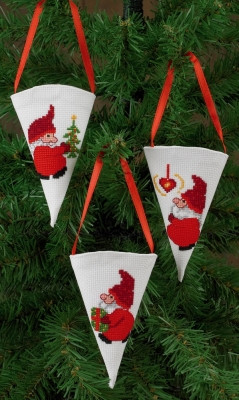 Cone Socks Elfs (3 designs) / 015241 WI