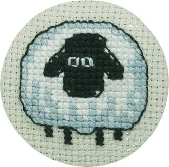 Sheep Front Badge / 022195 WI