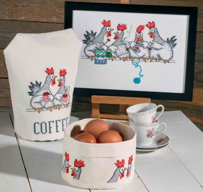 Chicken Talk Coffee (left) / 040436 WI