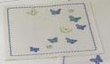 Tablemat w/butterflies / 102769 WI