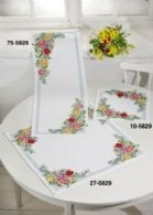 Spring Flowers - Table Topper (Right) / 105829 WI