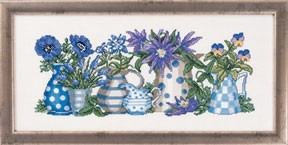 Blue Flowers / 125187 WI