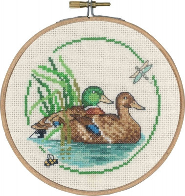 Ducks with Bee & Dragon Fly / 130441 WI