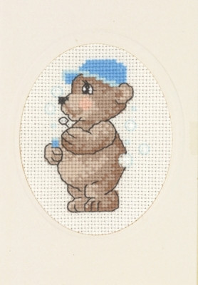 Teddy Bubbles 
 Card w/envelope / 175170 WI