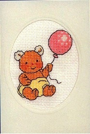 Teddy Bear With Balloon / 178440 WI