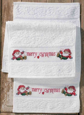 Merry Christmas Towels (2pcs) / 280625 WI