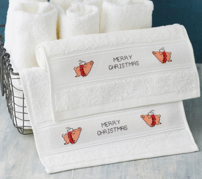 Flying Pigs Towel (2 piece set) / 285278 WI