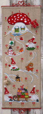 Elfs & Gifts Bellpull Calendar / 341223 WI