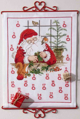 Santa Claus Bellpull Calendar / 341603 WI