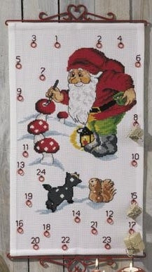Advent Calendar - Santa Paints / 342261 WI