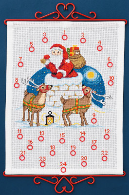 Santa Claus Chimney Advent Calendar / 343281 WI