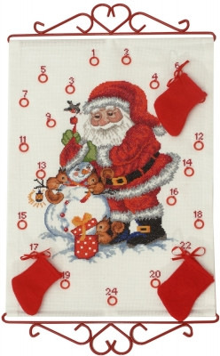 Santa/Snowman Advent Calendar / 344530 WI
