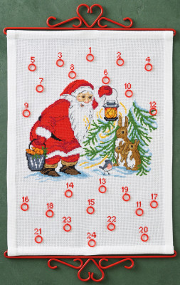 Santa & Hares - Advent Calendar / 346270 WI