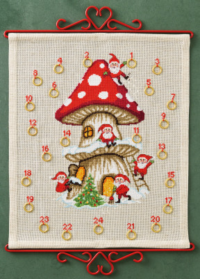 Mushroom House - Advent Calendar / 346277 WI