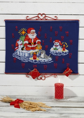 Santa Claus Advent Calendar / 347259 WI