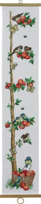 Apples & Birds Bellpull / 354119 WI