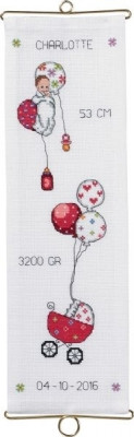 Girl Birth Announcement - Bellpull / 365310 WI