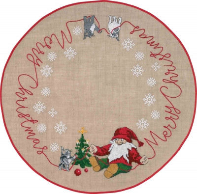 Merry Christmas - Christmas Mat - Embroidery / 420609 WI