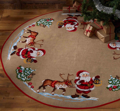 Santa Claus & Reindeer - Rug / 451243 WI
