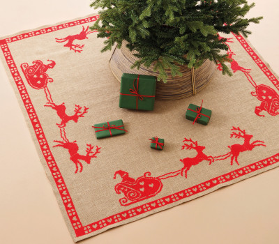 Red Sleigh - Tree Skirt / 456231 WI