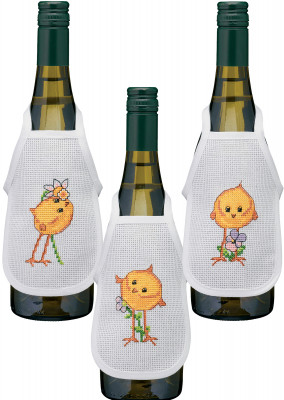 Chickens Bottle Aprons (3 pieces) / 780569 WI