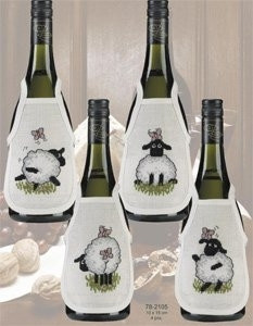 Sheep Bottle Aprons (4pcs) / 782105 WI