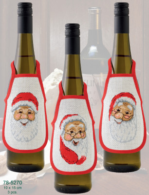 Santa Bottle Aprons (3 pieces) / 785270 WI
