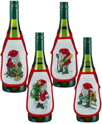 Santas Bottle Aprons / 786612 WI