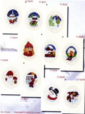 Christmas Assortment - Cards & Envelopes / 818230 WI