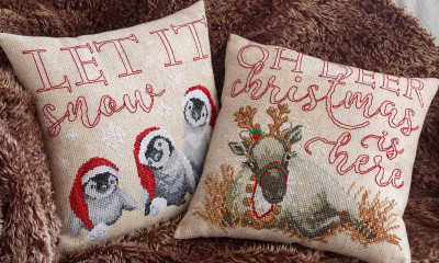 Let it Snow Cushion (Left) / 831608 WI
