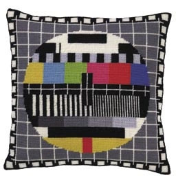 Televison Test Screen Pillow / 835000 WI
