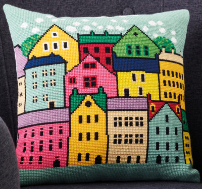 The Houses - Cushion / 835318 WI