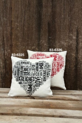 Love Pillow - Black / 836325 WI
