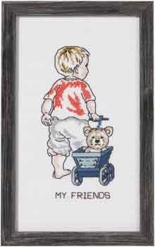 Boy with Wagon / 921183 WI