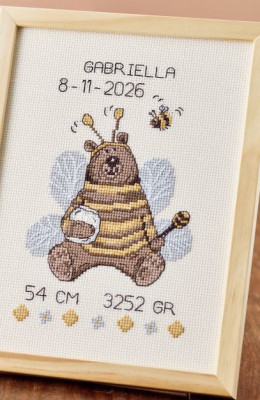 Teddybear Bee - Birth Announcement / 926152 WI