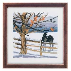 Horse Winter Scene / 928307 WI
