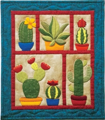 Succulents - Wall Quilt / RGK0518