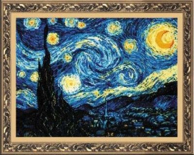Starry Night 
after Van Gogh's painting / RL1088