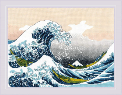 The Great Wave Off Kanagawa after K. Hokusai Artwork / RL2186