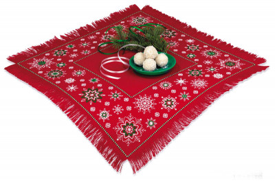 Winter Patterns Table Topper / RL2252