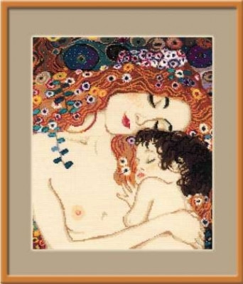 Motherly Love 
after G. Klimt's painting / RL916