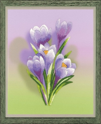 Crocuses - Satin Stitch / RLPT0065