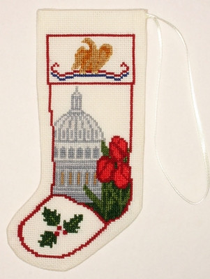 Springtime at the Capitol Stocking Ornament / PC1153