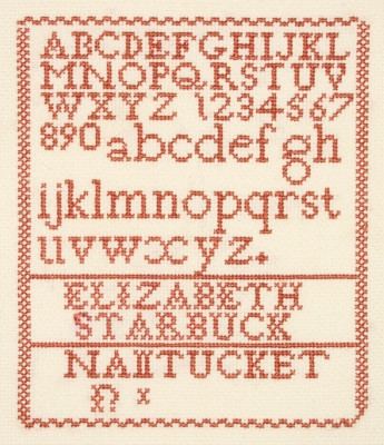 Elizabeth Starbuck Sampler / PC121