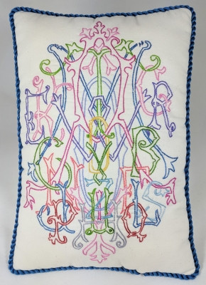 Alphabet Monogram Embroidery / PC1967