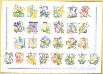 Flower Alphabet / GOK2089