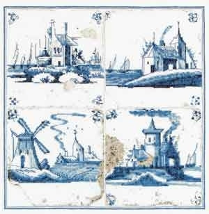 Antique Tiles - Villages / GOK484