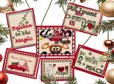 Christmas Ornaments - Set of 6 / GOK608